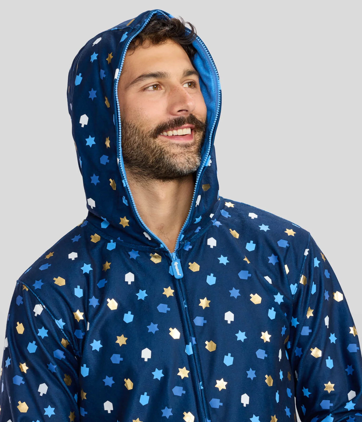Men's Dreidel Decor Jumpsuit