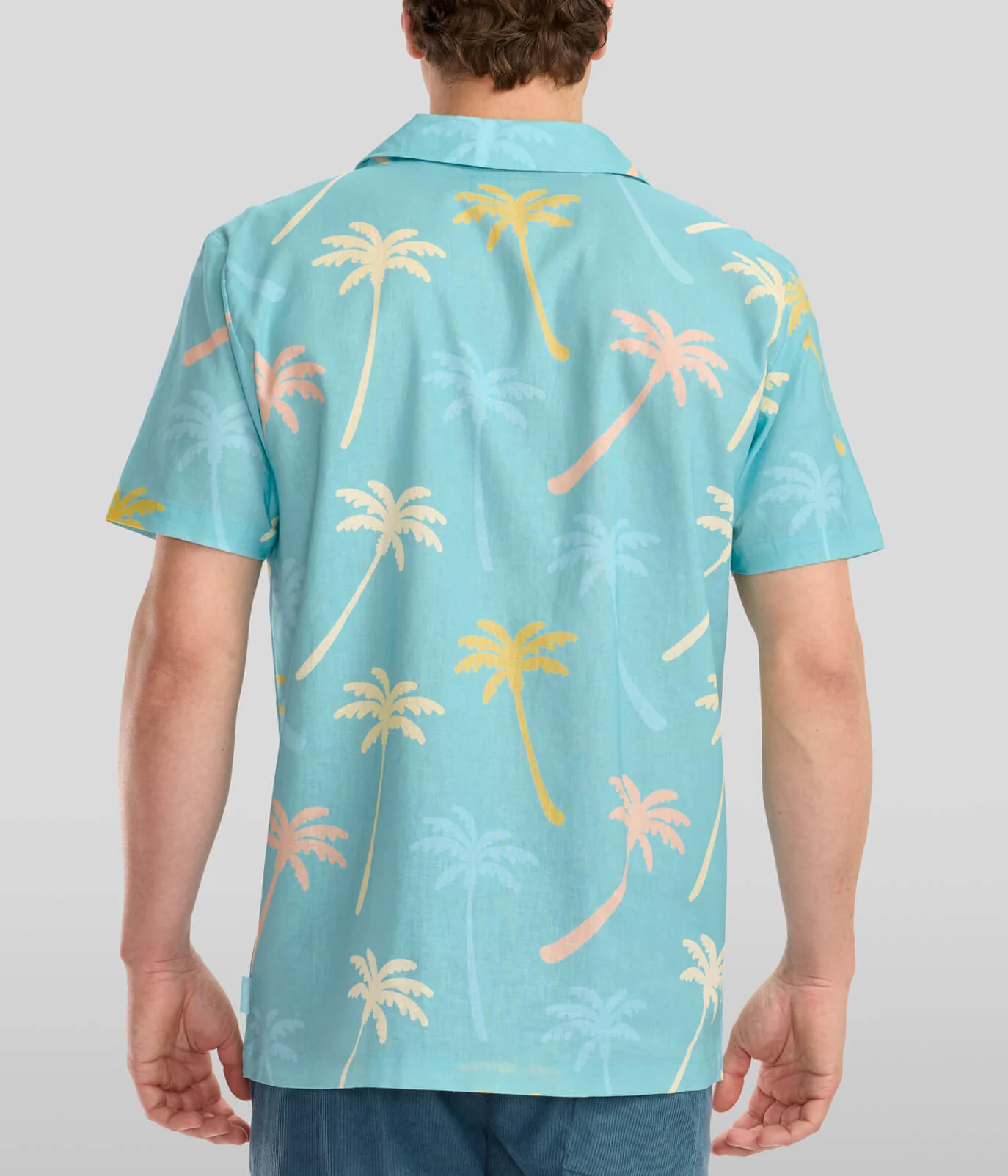 Men's Counting Palms Linen Cabana Shirt