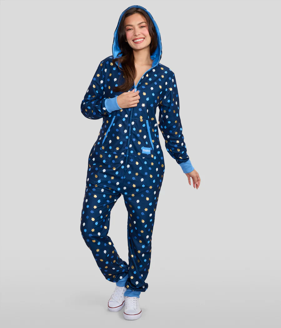 Women's Dreidel Decor Jumpsuit