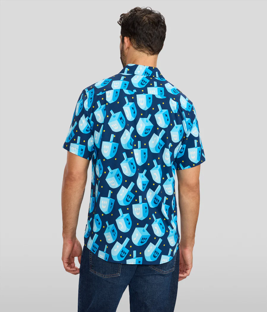 Men's Dreidel Delight Button Down Shirt