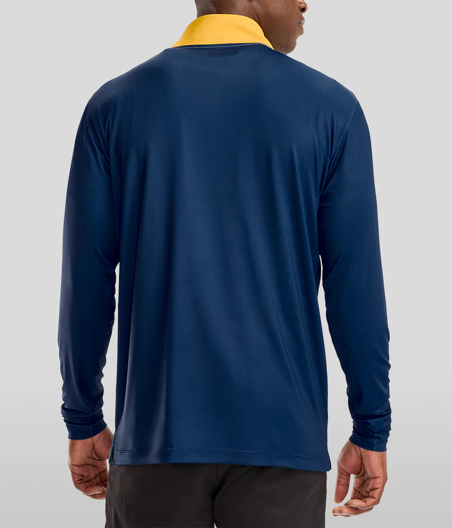 Men's Slice of Sunset Golf Quarter Zip Pullover