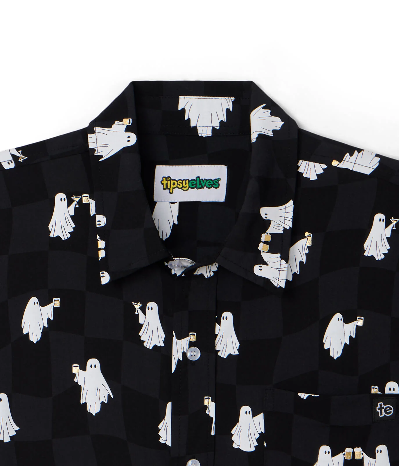Men's BOOze Ghost Button Down Shirt
