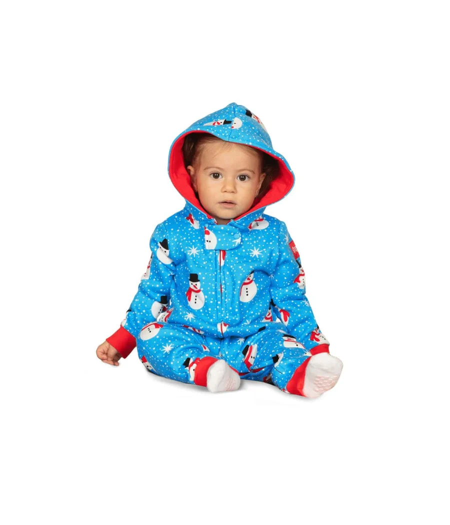 Baby Girl's Snowman is an Island Jumpsuit