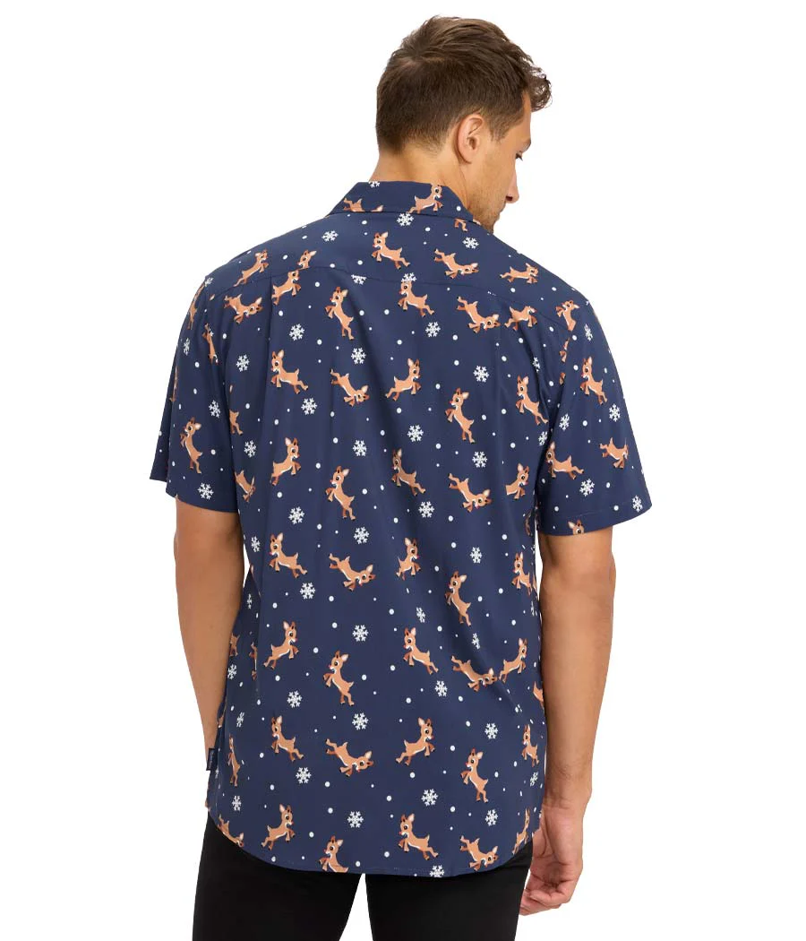 Men's Rudolph Button Down Shirt