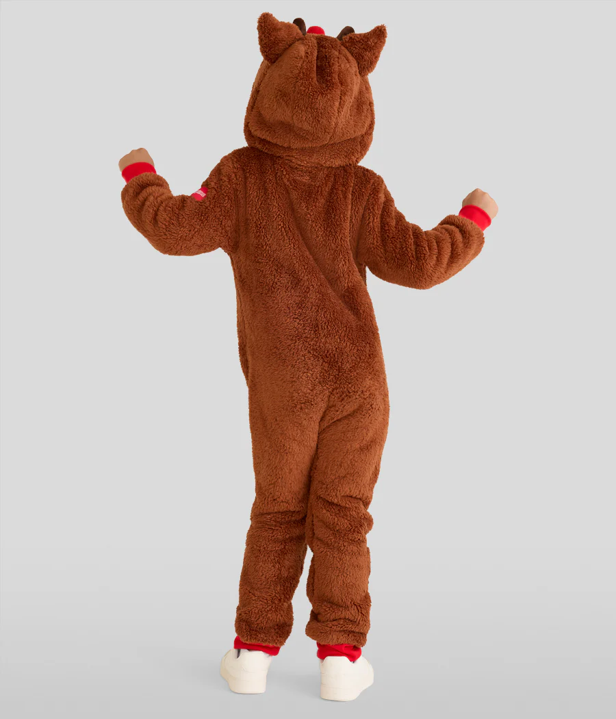 Boy's Rudolph Sherpa Jumpsuit
