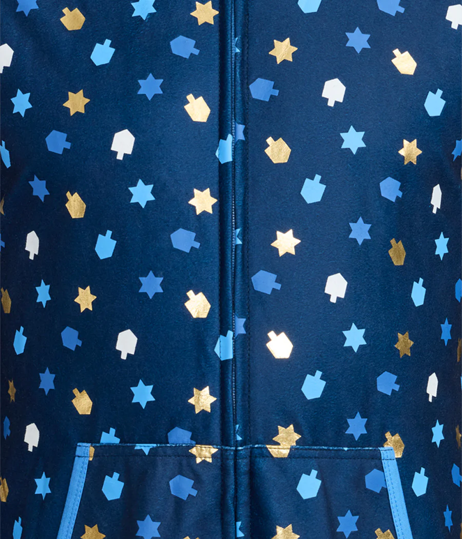 Men's Dreidel Decor Jumpsuit