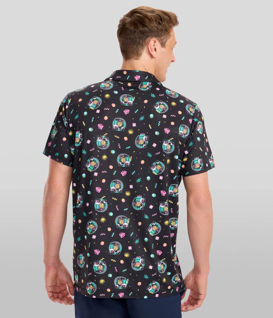 Men's Cart Dog Golf Polo