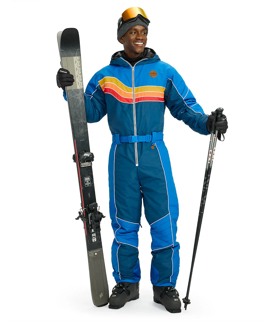 Men's Deep Blue Freeze Ski Suit