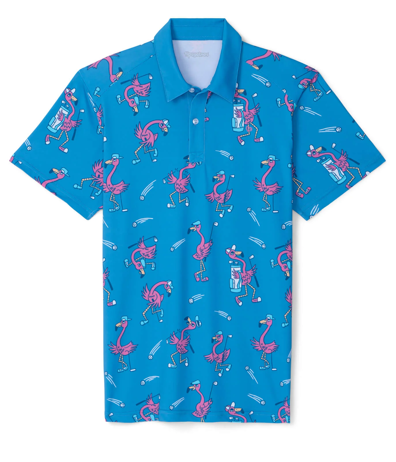 Men's Flamingo Fiasco Golf Polo