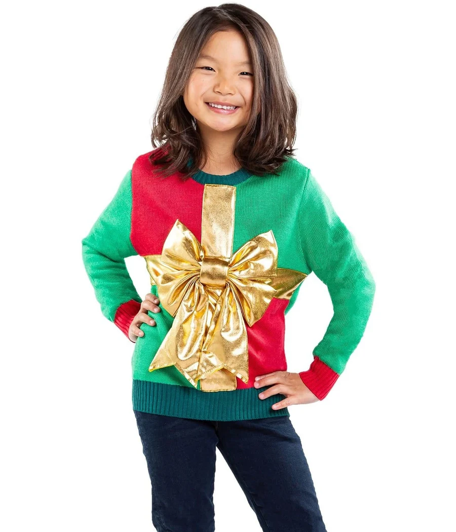 Boy's / Girl's Little Present Ugly Christmas Sweater