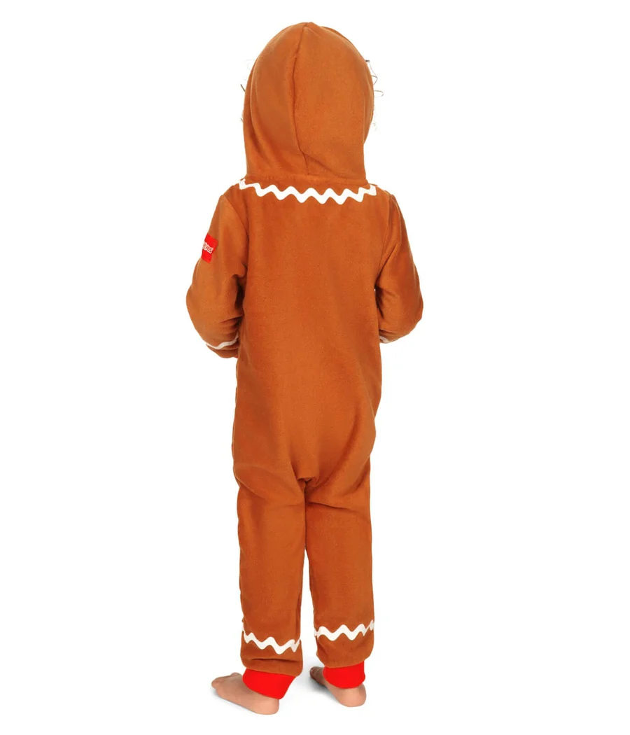 Toddler Girl's Gingerbread Jumpsuit