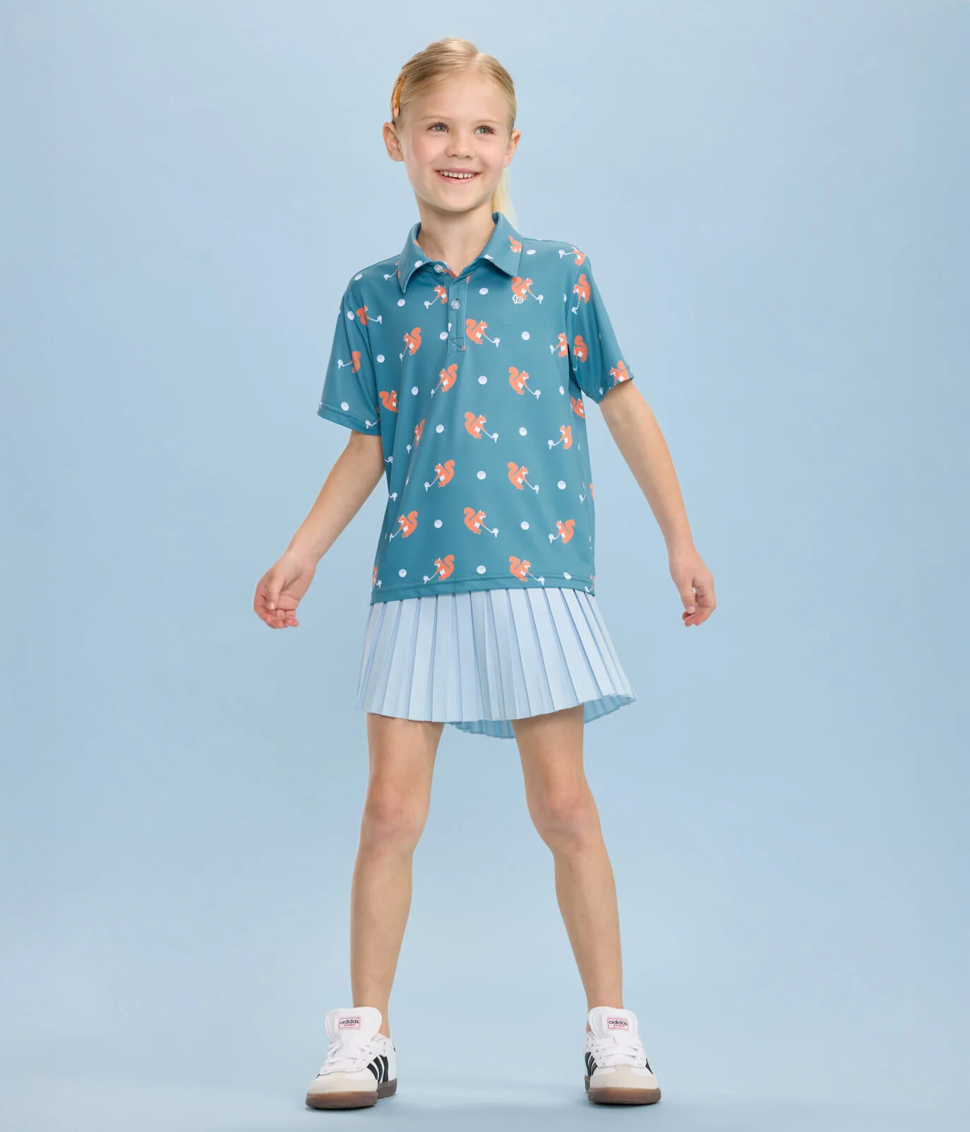 Girl's Squirrel! Golf Polo