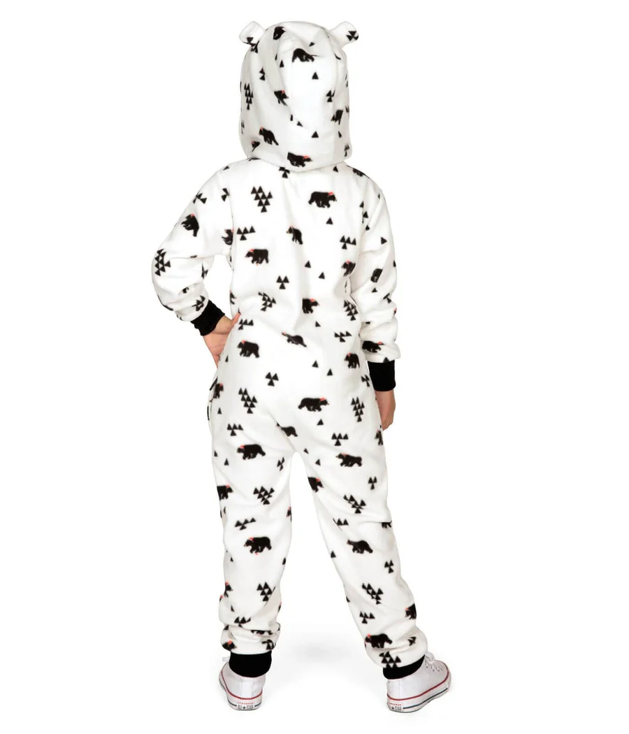 Girl's Beary Christmas Jumpsuit