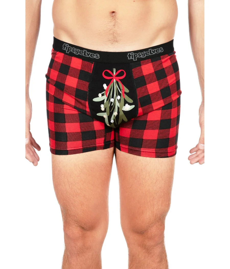 Men's Mistletoe Boxer Briefs
