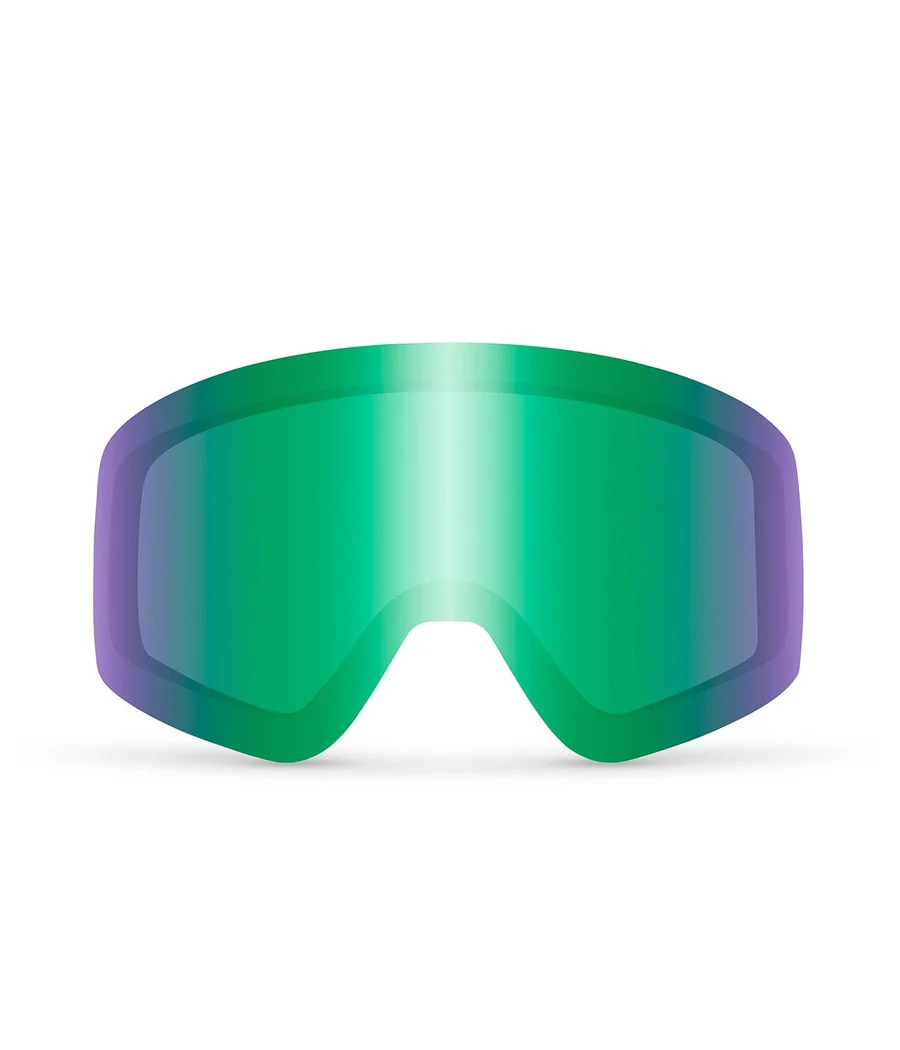 Green CASCADE Snow Goggle Lens