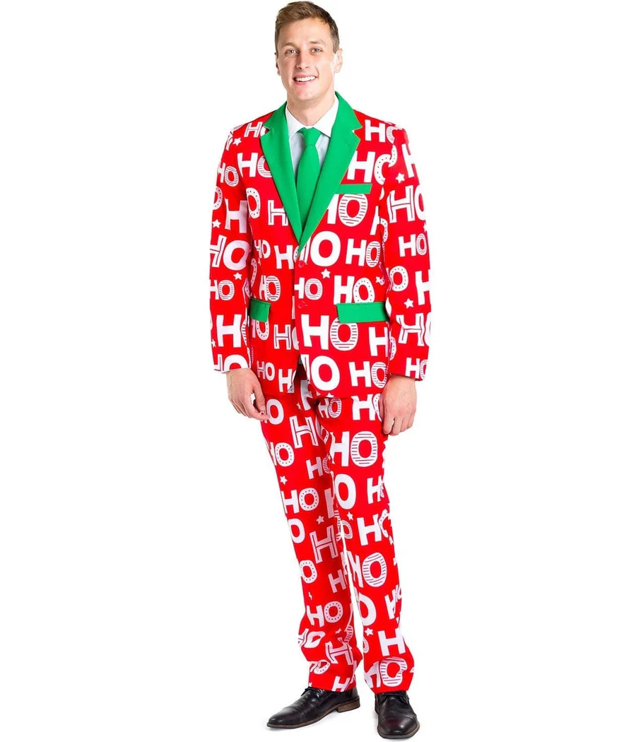 Men's Ho Ho Holla Blazer with Tie