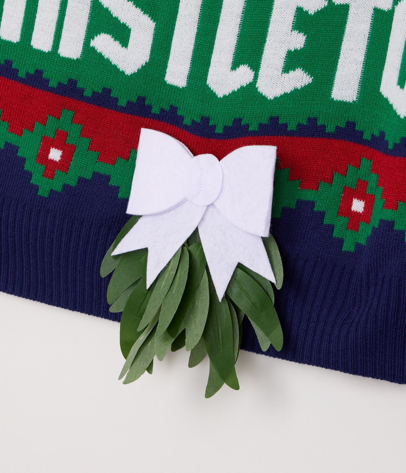 Men's Kiss Under the Mistletoe Ugly Christmas Sweater