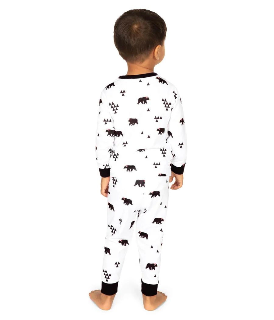 Toddler Boy's Beary Christmas Crew Neck Pajama Set