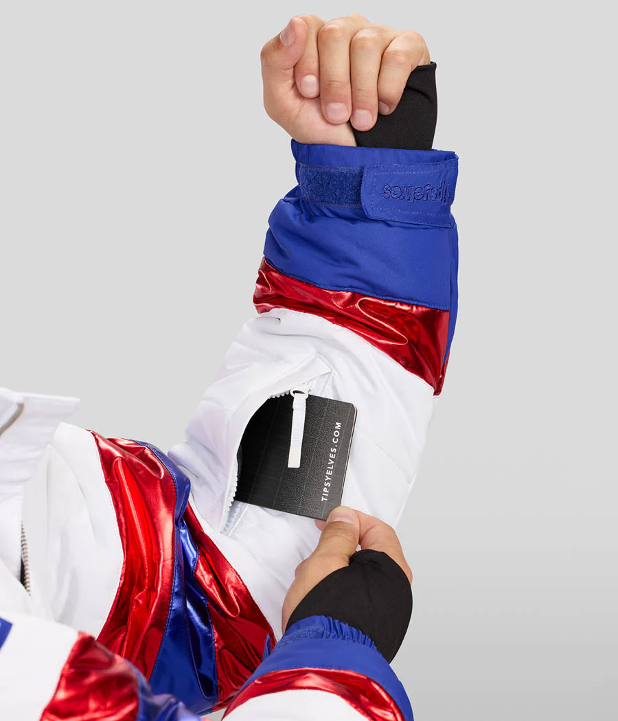 Men's Space Racer Snow Suit and Helmet Cover