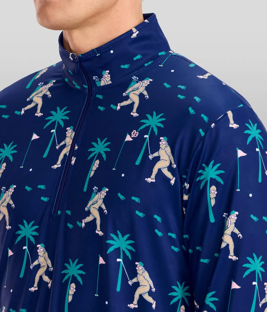 Men's Bigfoot Bogey Golf Quarter Zip Pullover