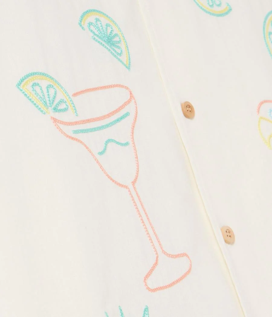 Men's Tequilin' Time Linen Cabana Shirt