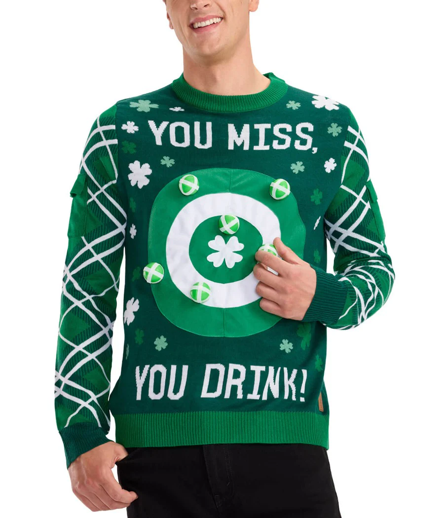 Men's St. Paddy's Drinking Game Sweater
