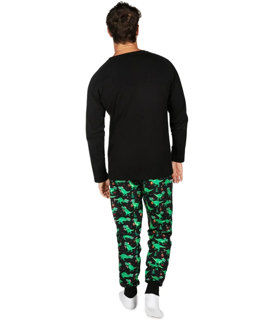 Men's Papasarus Crew Neck Pajama Set