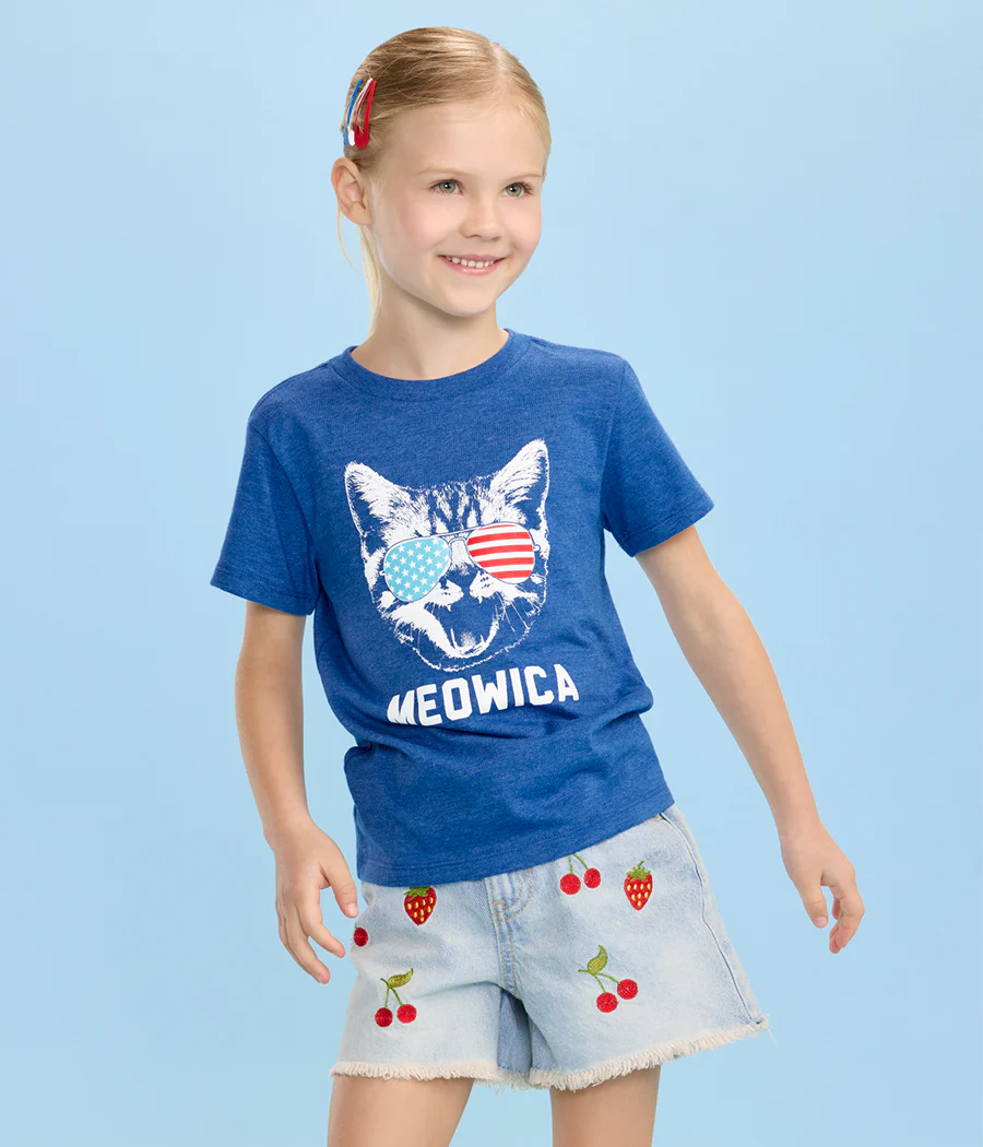 Girl's Meowica Tee