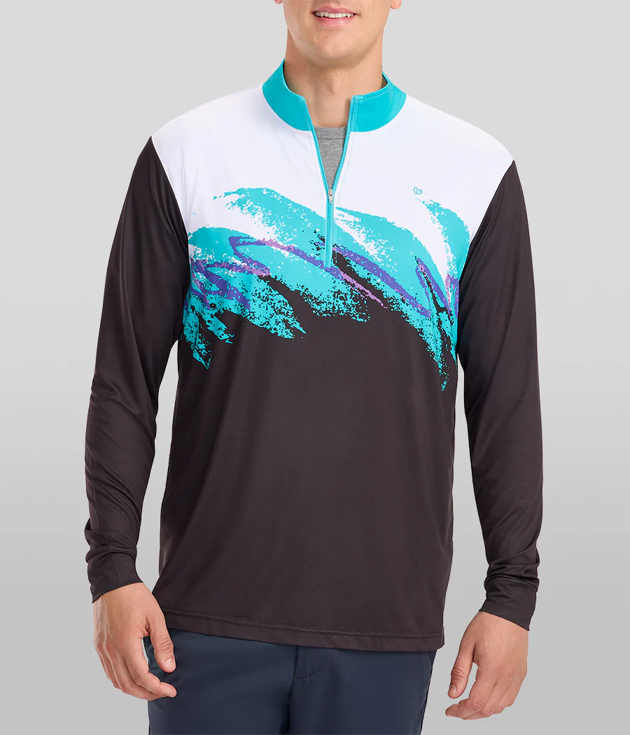 Men's Midnight Rip 'N Sip Golf Quarter Zip Pullover