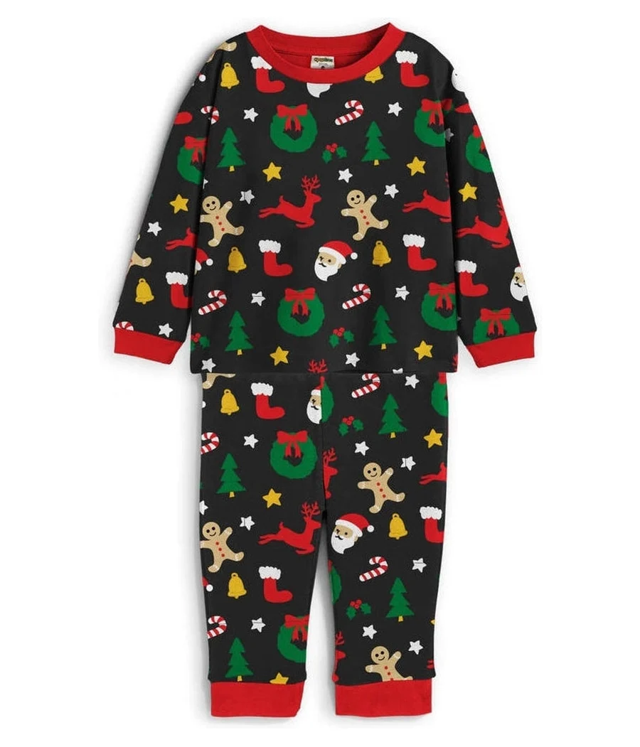 Toddler Girl's Cookie Cutter Crew Neck Pajama Set