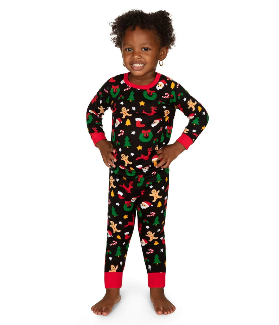 Toddler Girl's Cookie Cutter Crew Neck Pajama Set