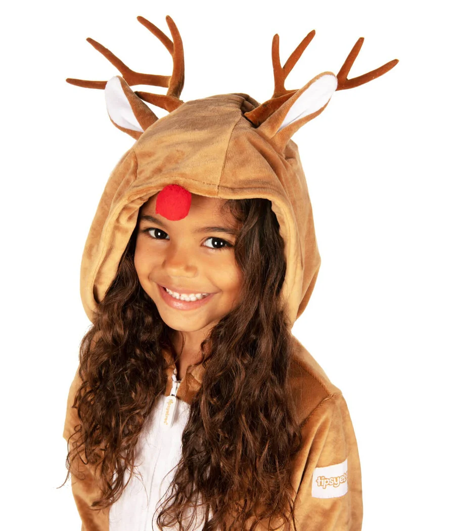 Girl's Rudolph Jumpsuit
