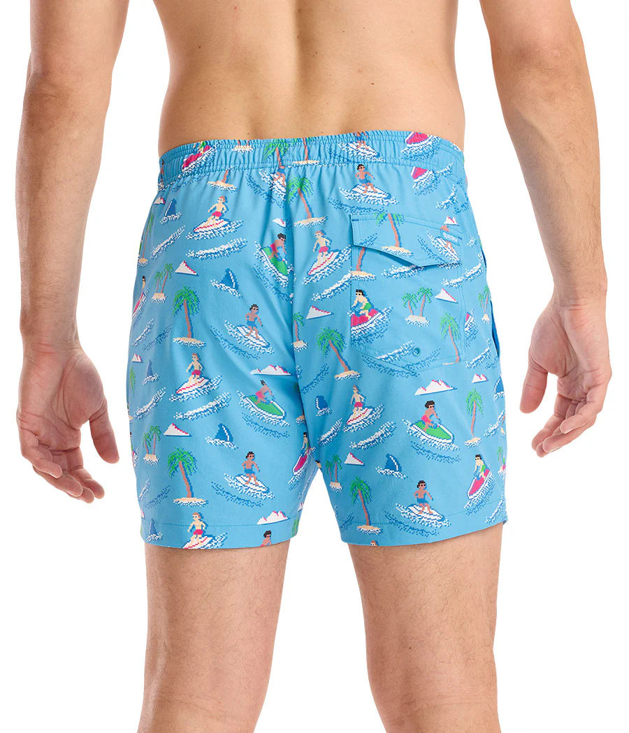 Aquaholic Stretch Swim Trunks - 6