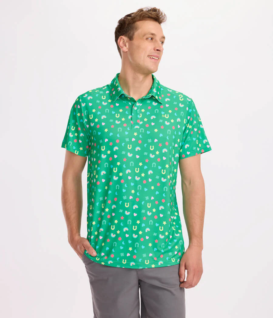 Men's Lucky Charmer Golf Polo