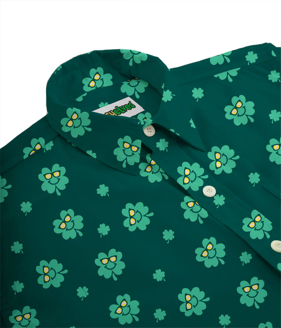 Men's Cool Clover Button Down Shirt