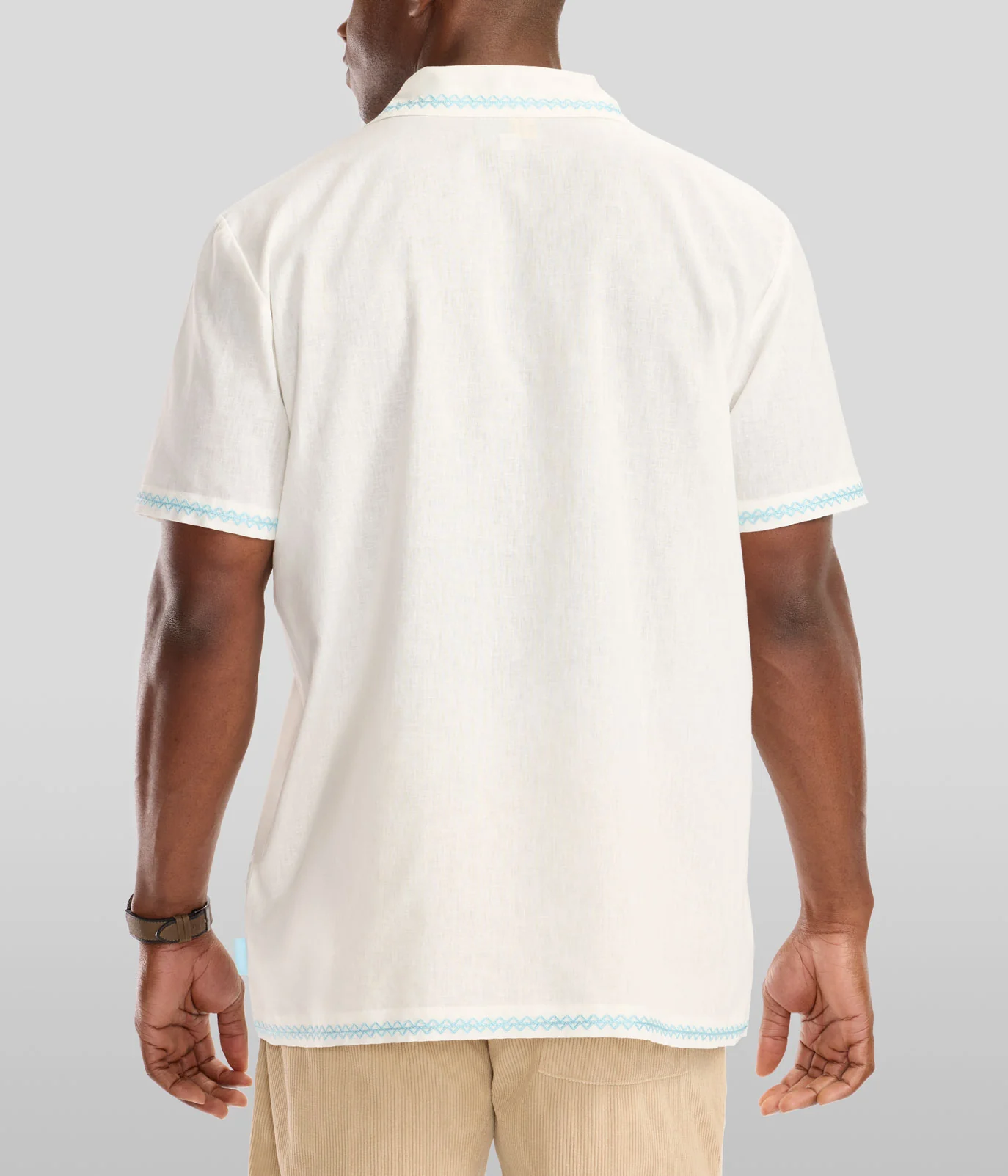 Men's Tequilin' Time Linen Cabana Shirt