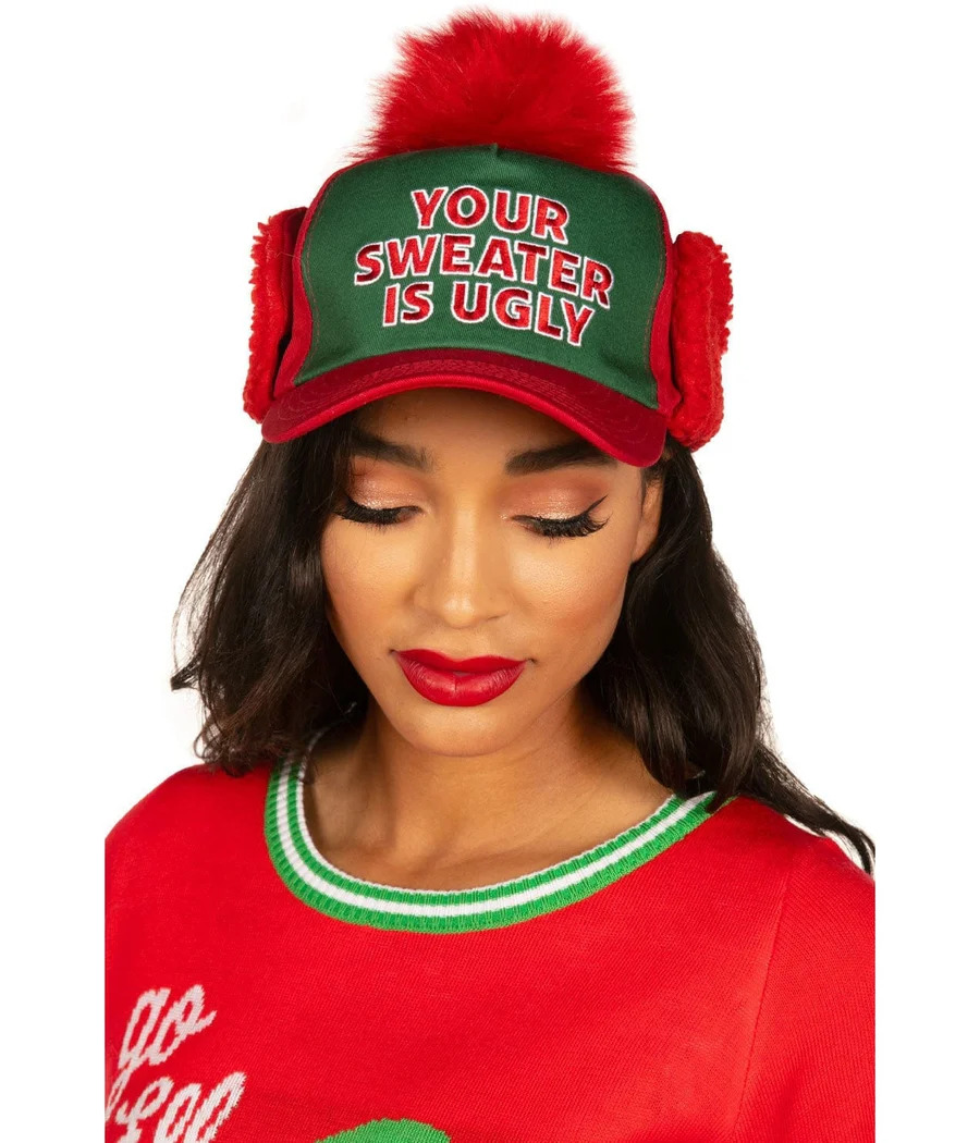 Ugly Christmas Sweater Hat