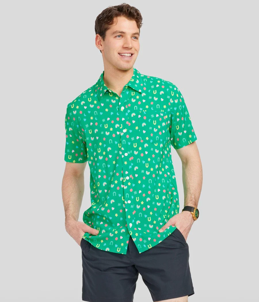 Men's Lucky Charmer Button Down Shirt