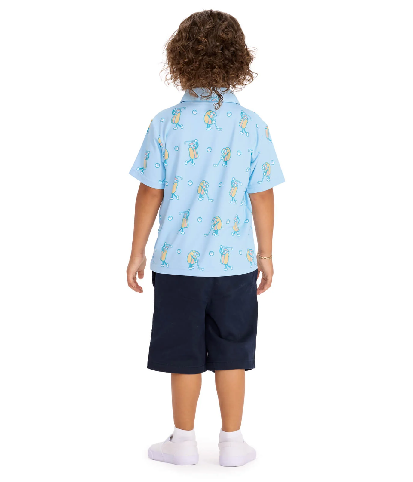 Toddler Boy's Sizzlin' Swing Golf Polo