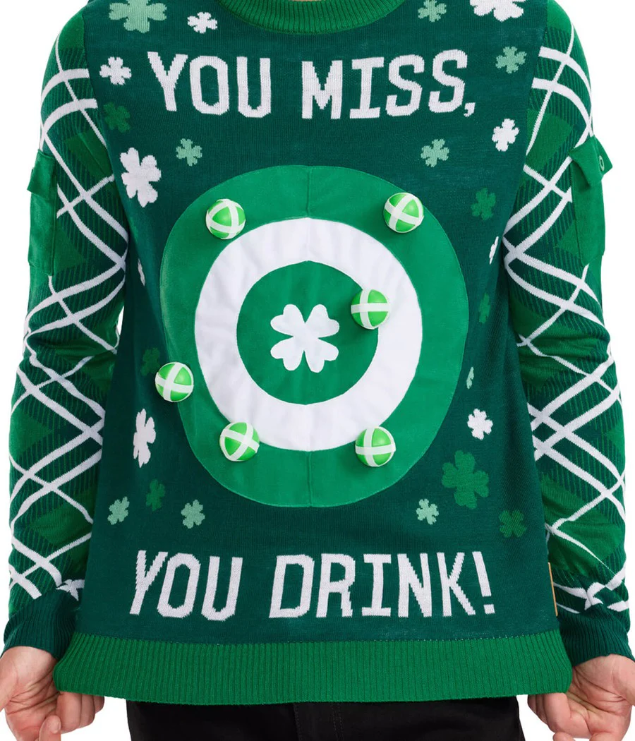 Men's St. Paddy's Drinking Game Sweater