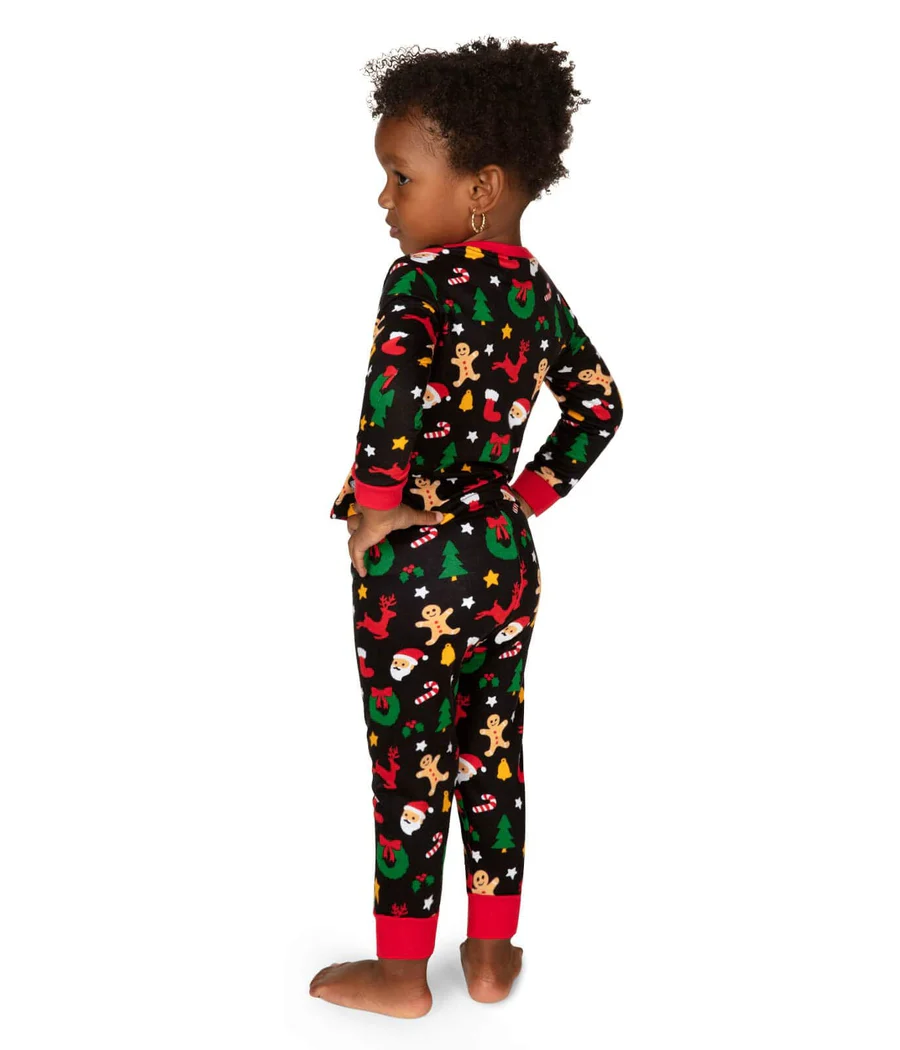 Toddler Girl's Cookie Cutter Crew Neck Pajama Set