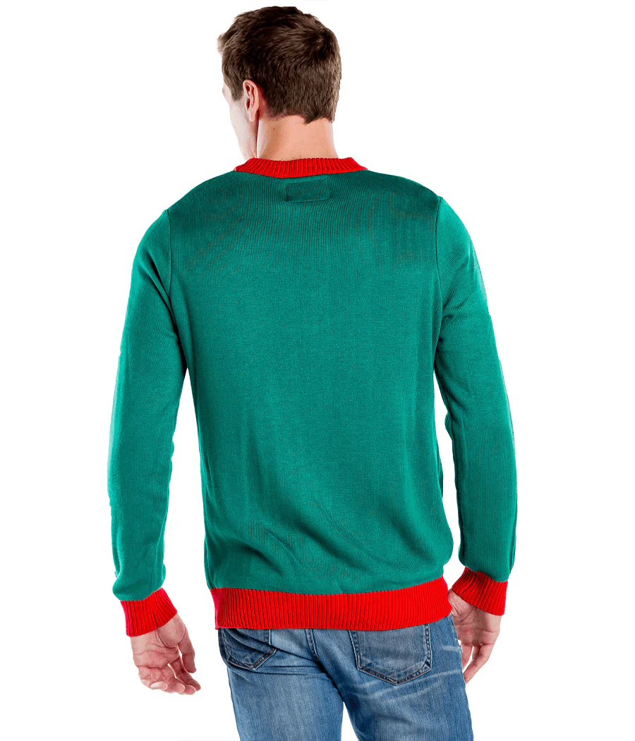 Men's Santa's Coming Ugly Christmas Sweater