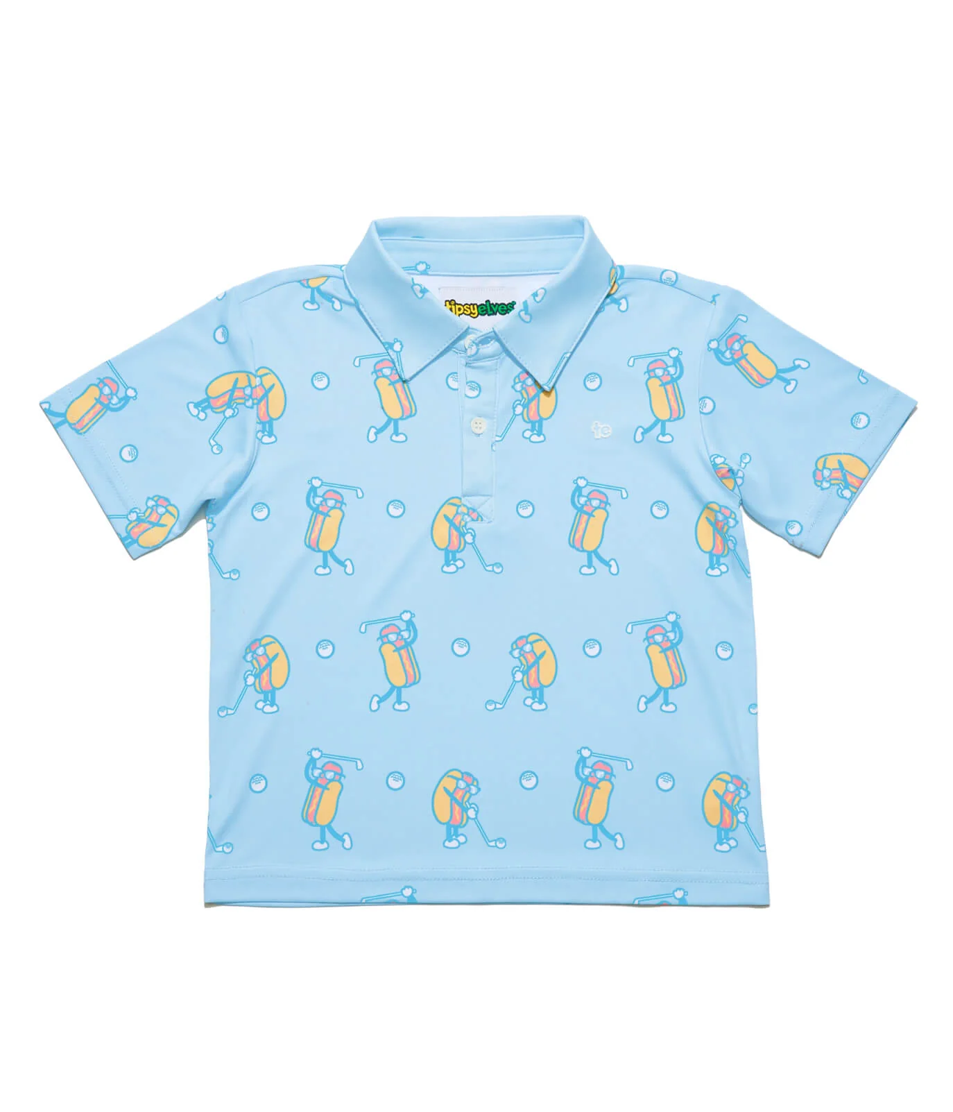 Toddler Boy's Sizzlin' Swing Golf Polo