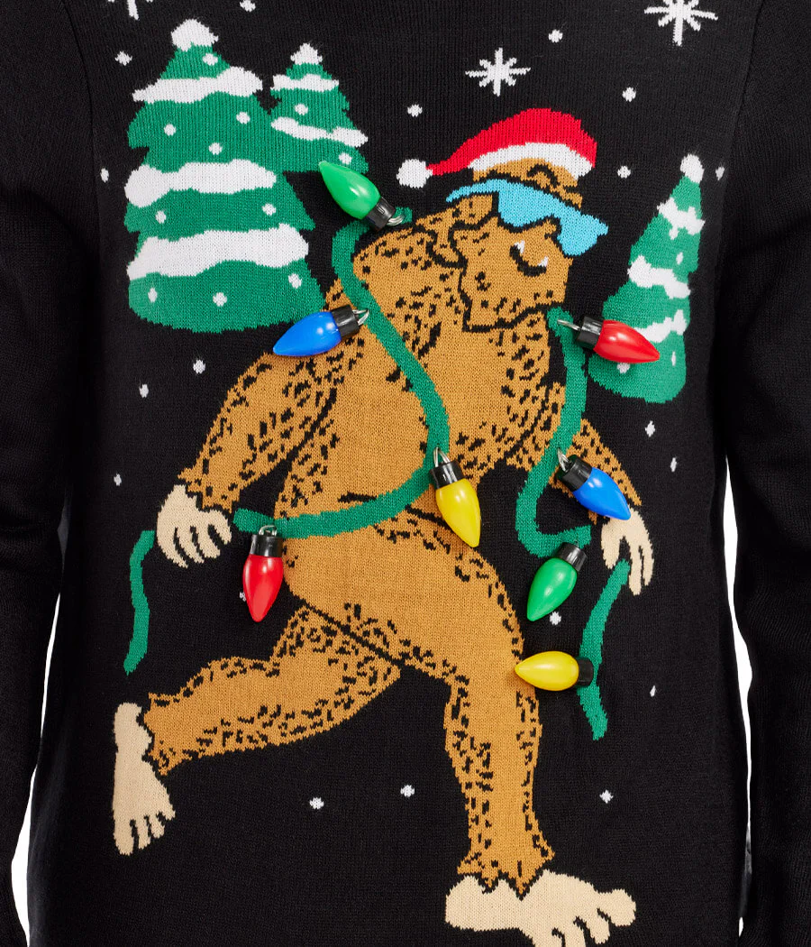 Men's Lit Legend Light Up Ugly Christmas Sweater