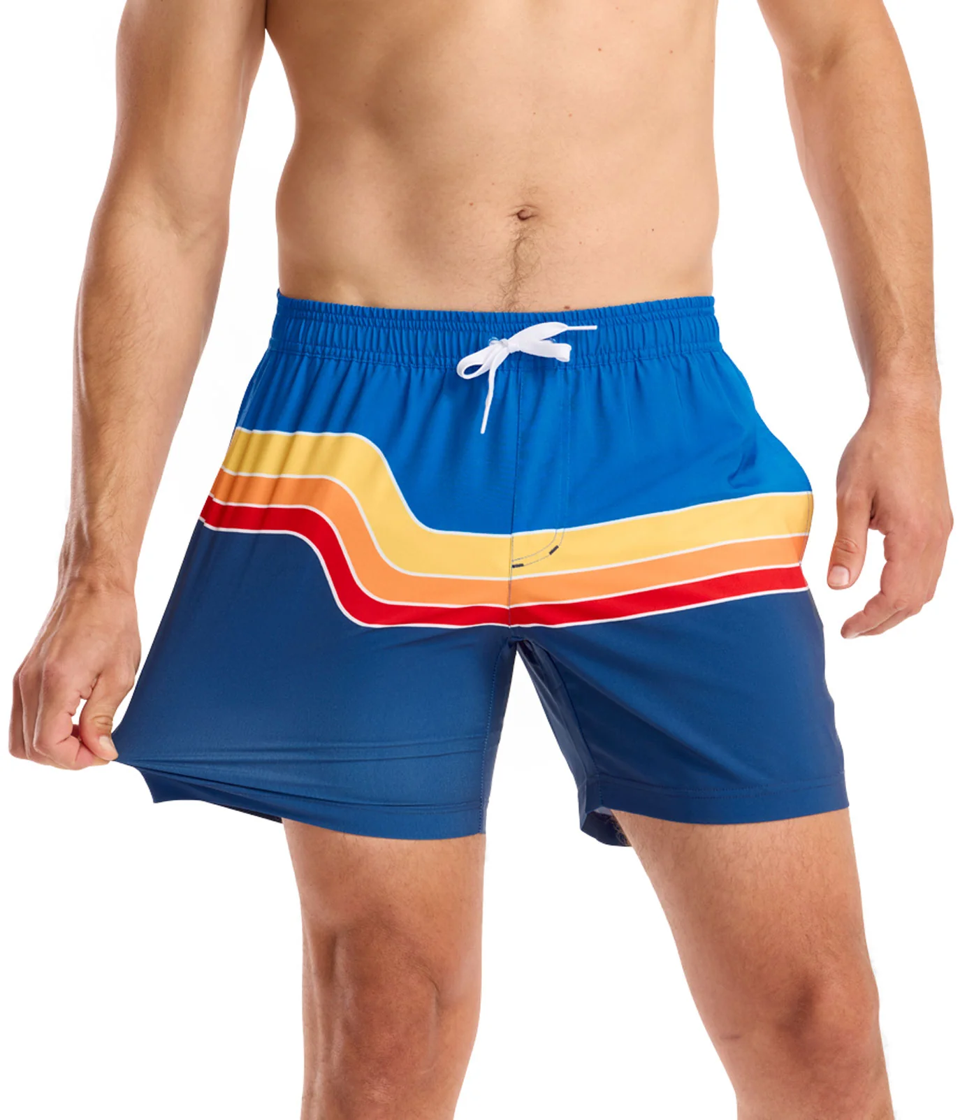 Retro Rider Stretch Swim Trunks - 6