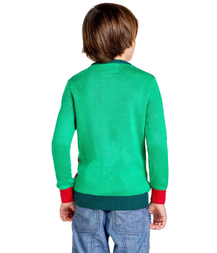 Boy's Little Present Ugly Christmas Sweater