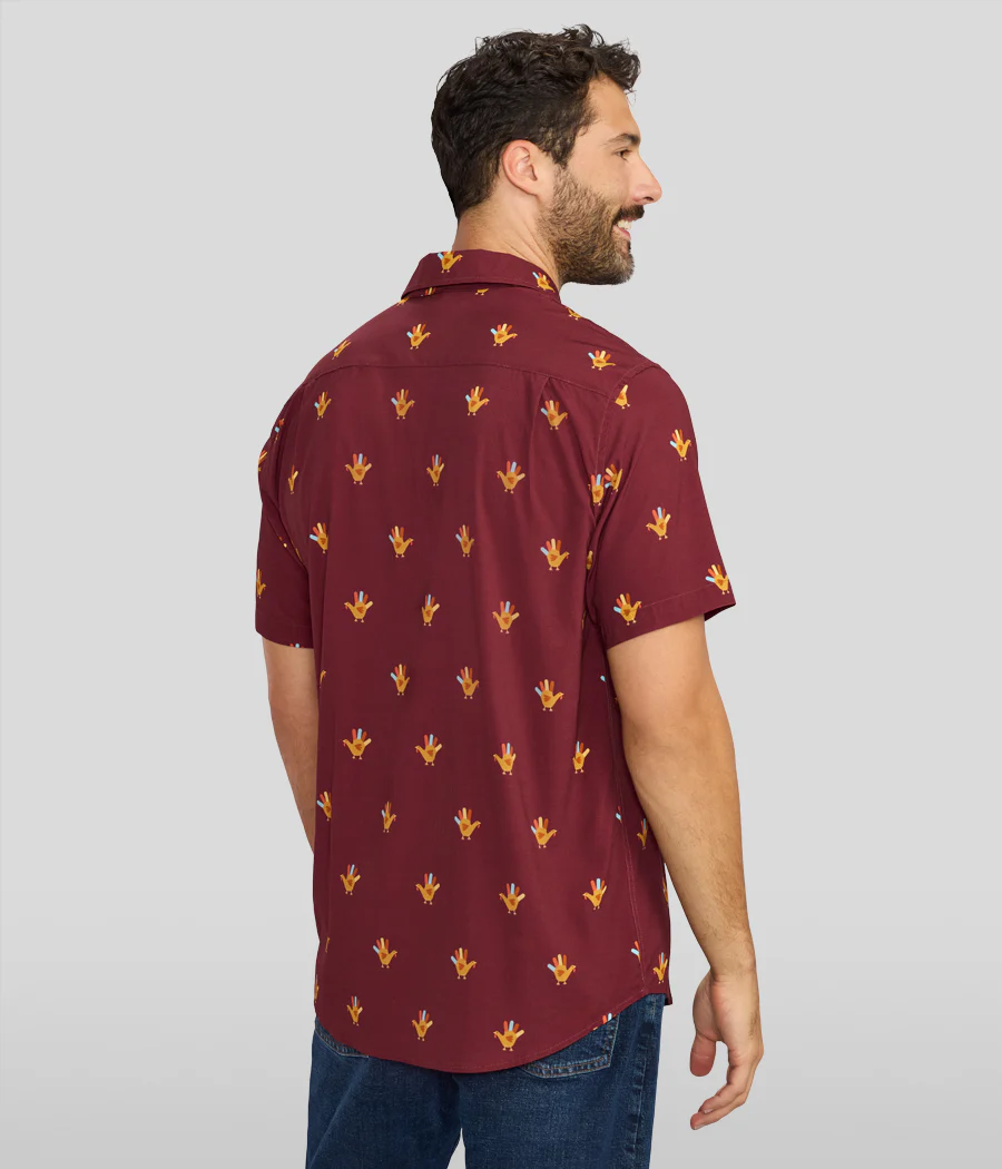 Men's Handy Thanksgiving Button Down Shirt