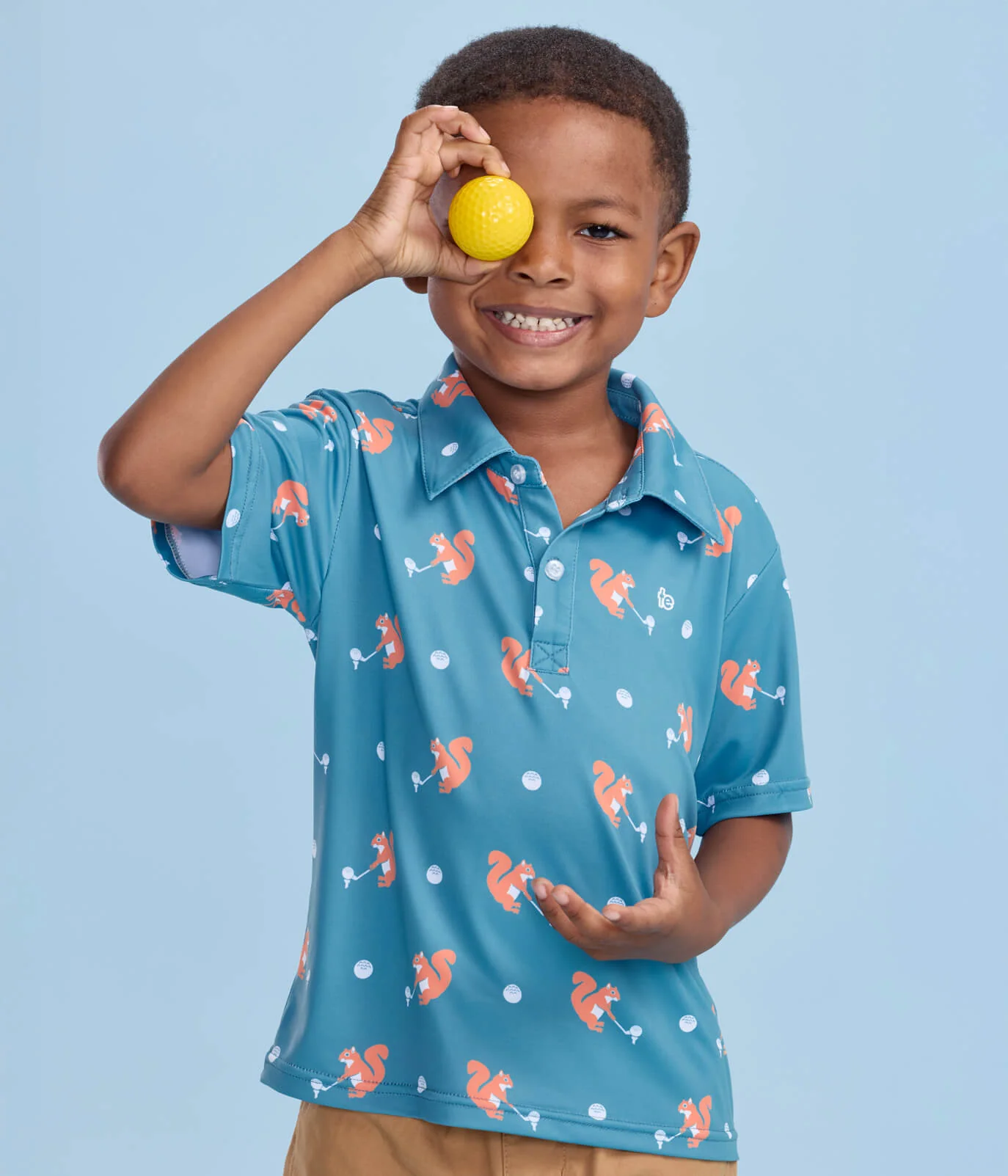 Toddler Boy's Squirrel! Golf Polo