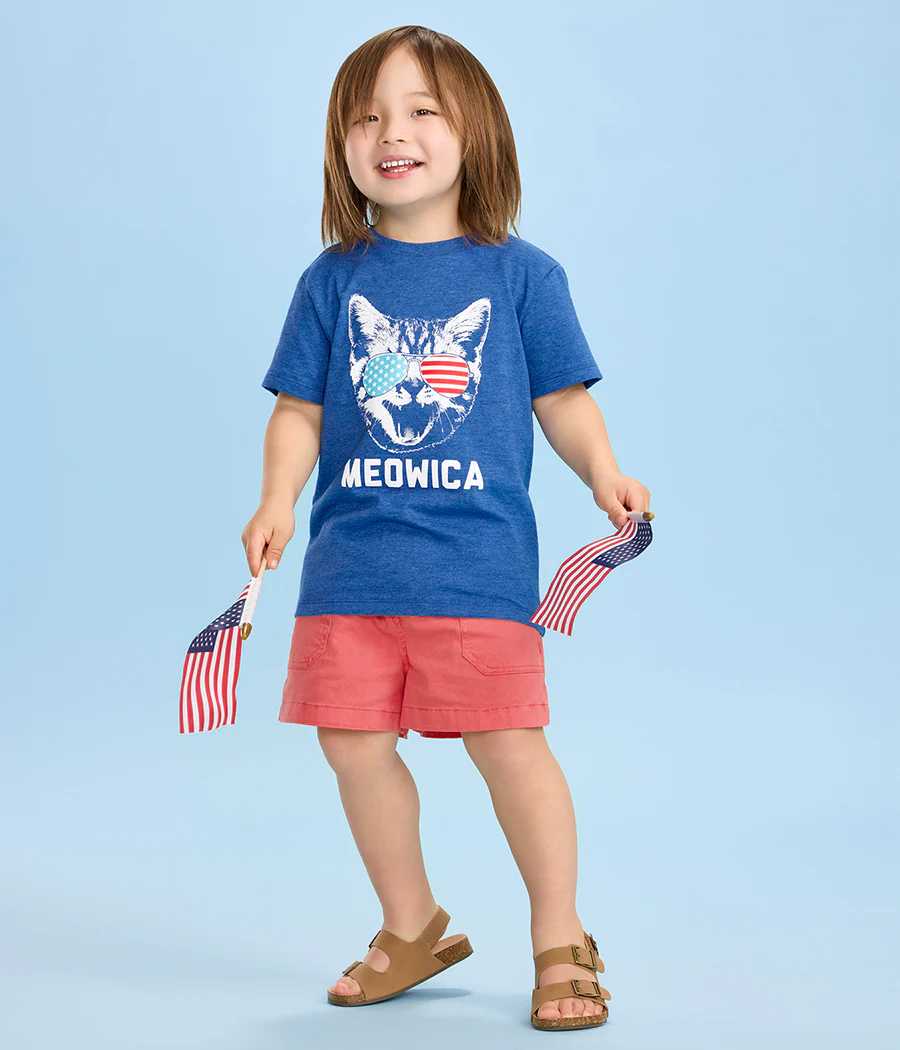 Toddler Boy's Meowica Tee