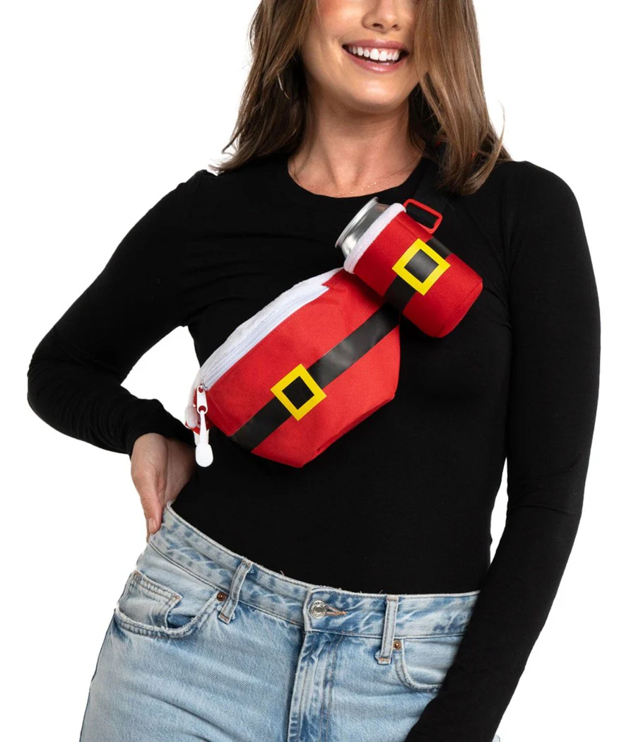 Santa Claus Fanny Pack with Drink Holder